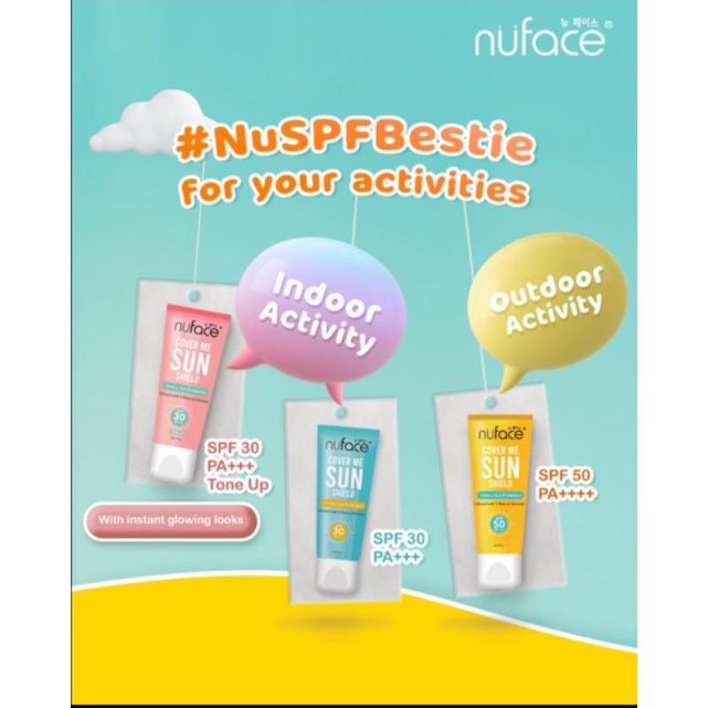 NUFACE SUNSCREEN/ SUNBLOCK / SUNCREEN ++ / SPF 30+