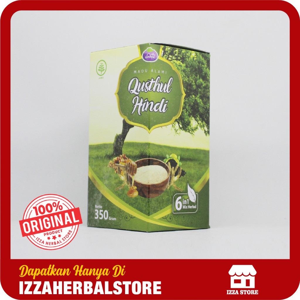 Madu QUSTHUL HINDI Washfah Original Alami 6 in 1 Mix Herbal 350 gr Suplemen Kesehatan Herbal Imun