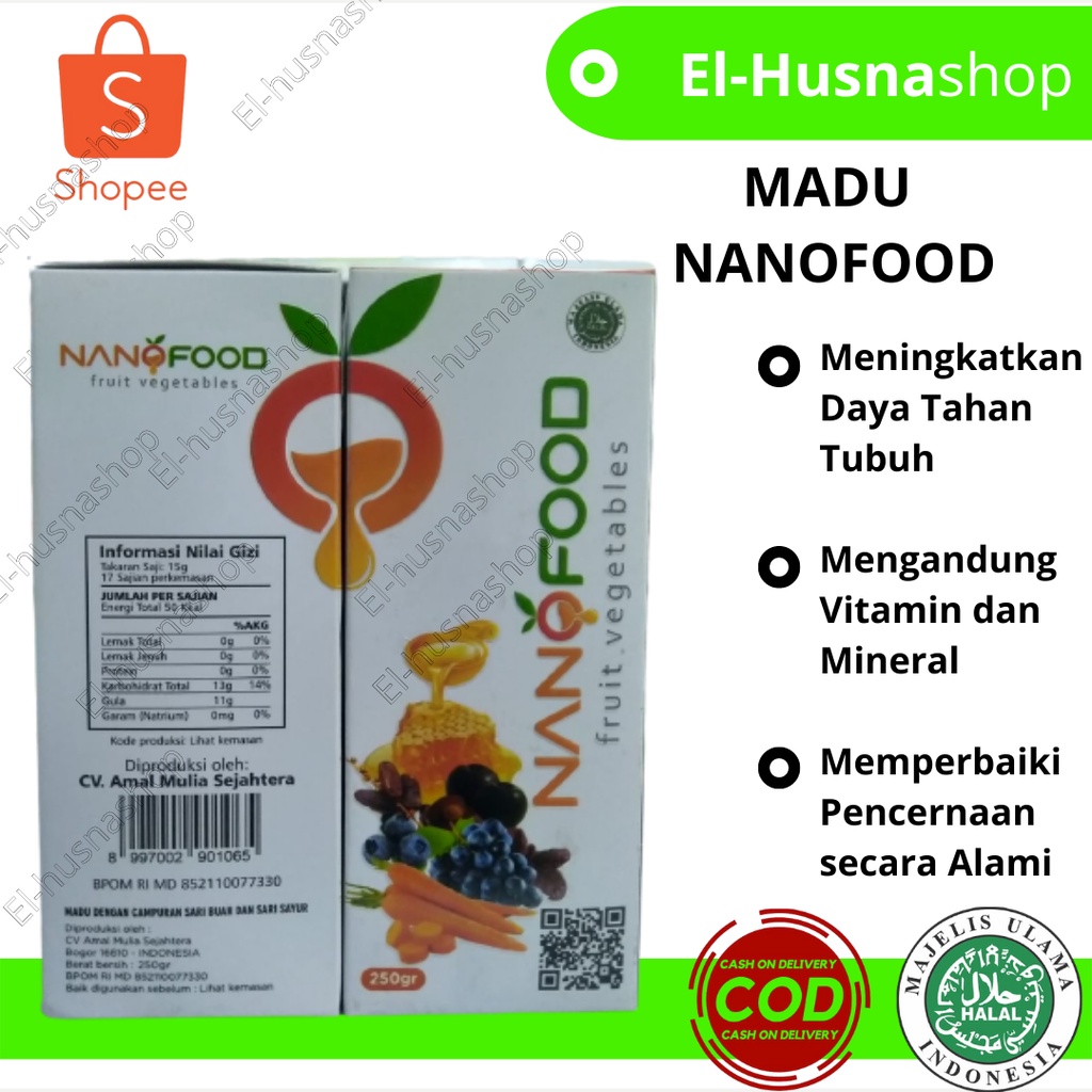 

Madu Nanofood Madu Fira Madu Meningkatkan Daya Tahan Tubuh Isi 250gram