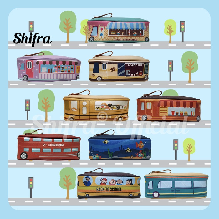 

Sale Shifra Tempat Pensil Unik Remaja Anak Laki Perempuan Model Bus Gilaa!!!