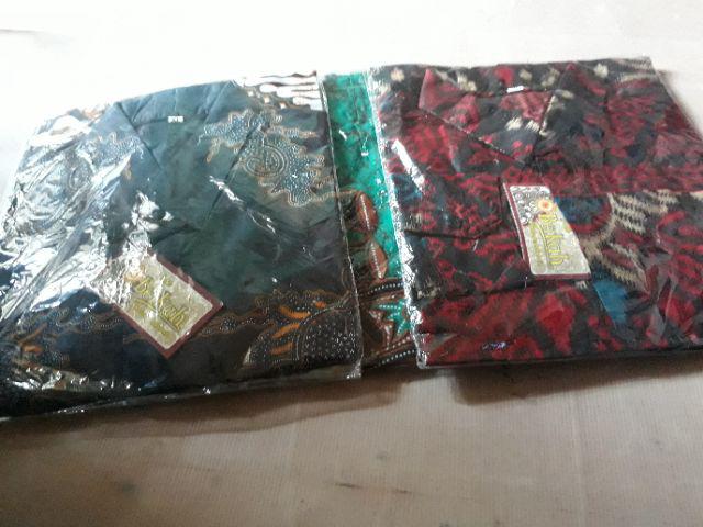 Risna Batik Hrb026 Kenongo Hem Pendek Padi Pekalongan M L Xl Batik Pria Murah