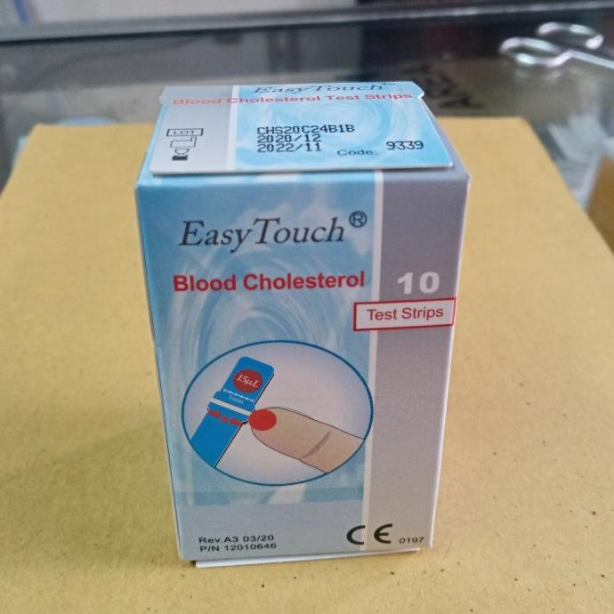 Strip Easy Touch Kolesterol Isi 10 Strip / Stik Cek Kolesterol Termurah