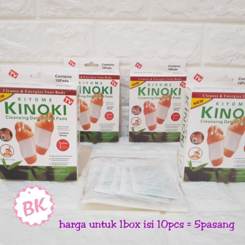 [ bisa COD] ~ DETOX FOOD KINOKI HERBAL 10PC/ BOX