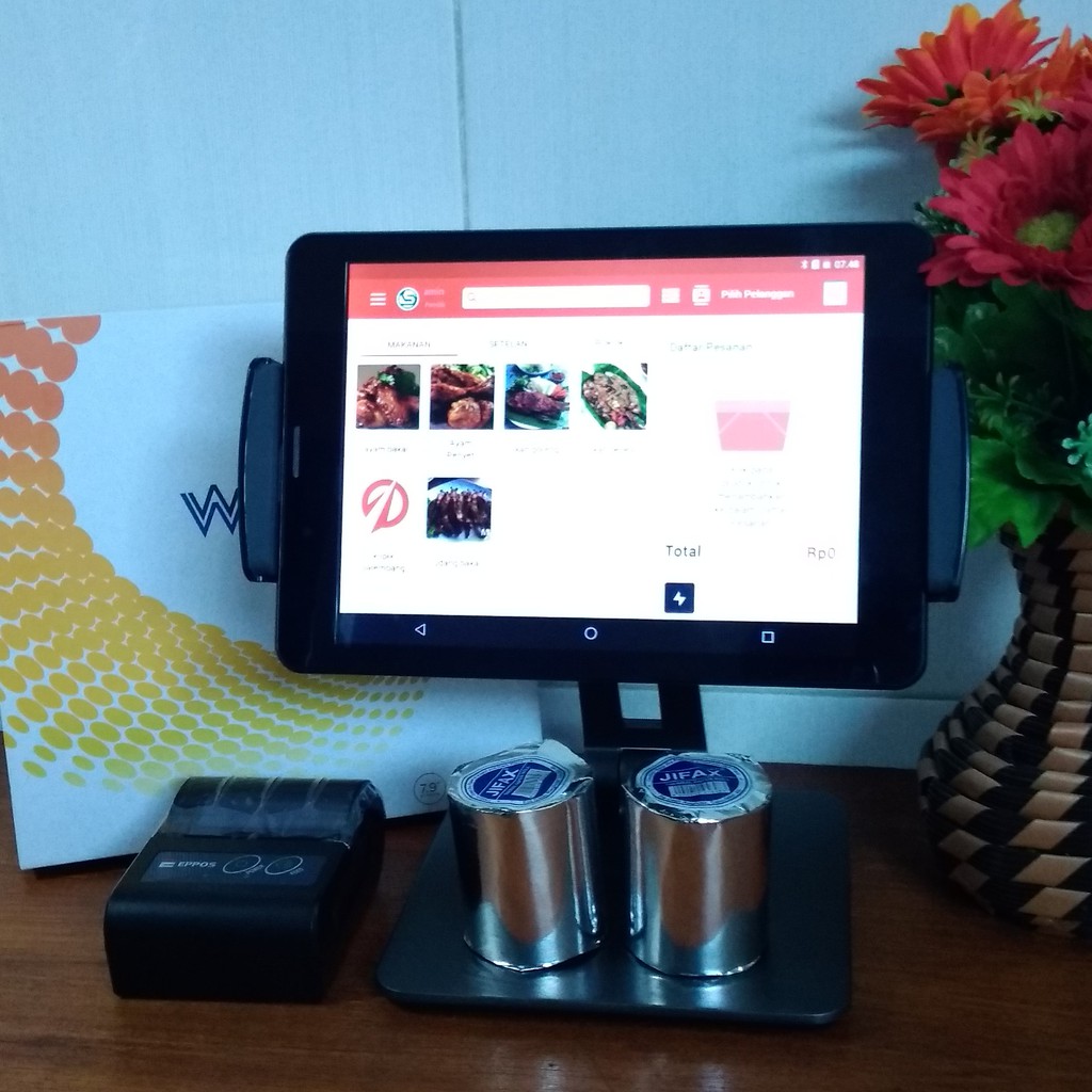 Paket Mesin Kasir Android Online dengan Tablet Advan 7 Inch