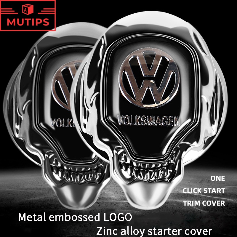 Volkswagen Tombol Start Stop Mesin Mobil Bahan Zinc alloy Untuk Passat B5 B6 B7 mk3 mk6 mk7 Scirocco Beetle CC B8 T5 Polo Golf