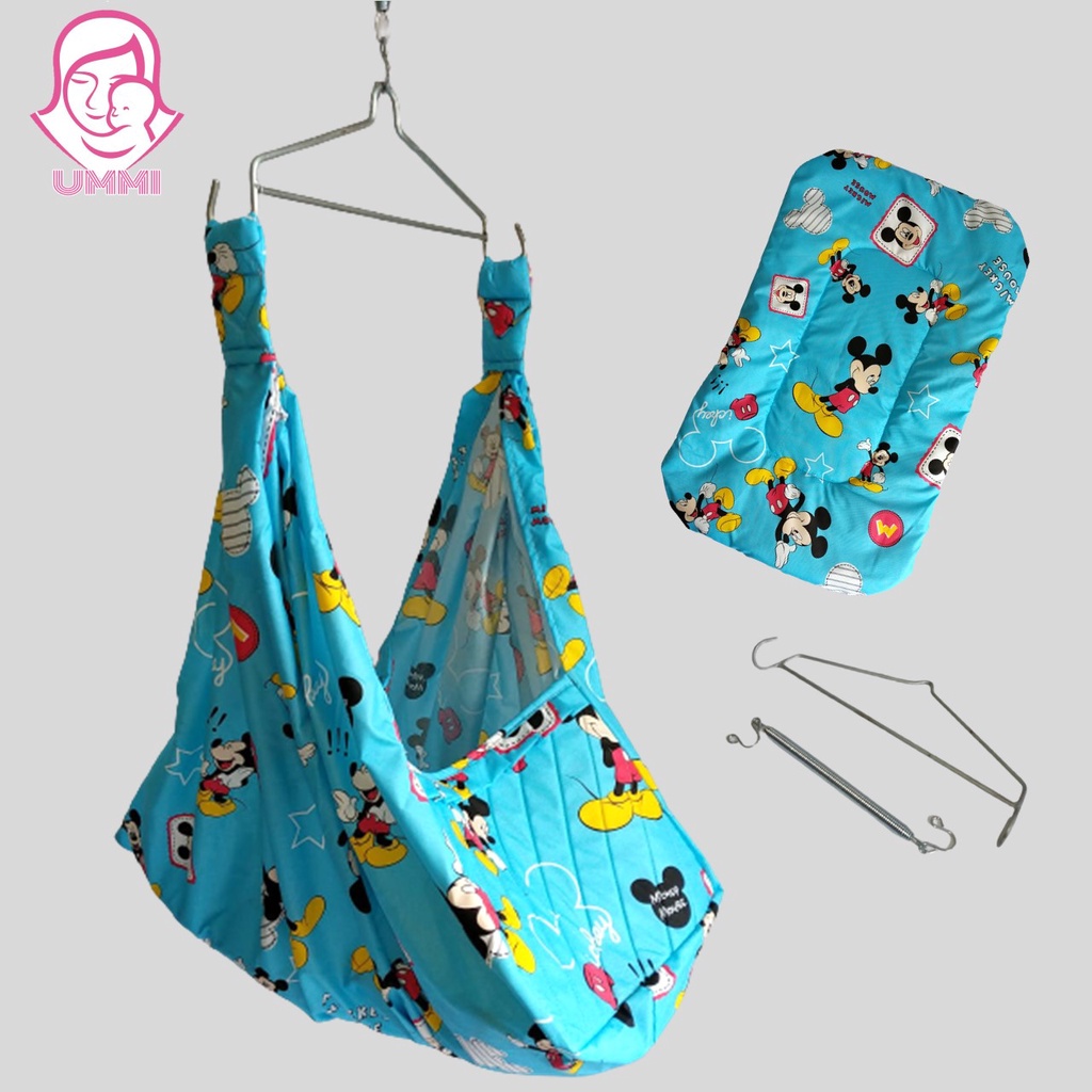 Ayunan Kelambu Bayi Karakter / Ayunan Bayi / Kelambu Bayi / Matras Bayi-MOTIF 1