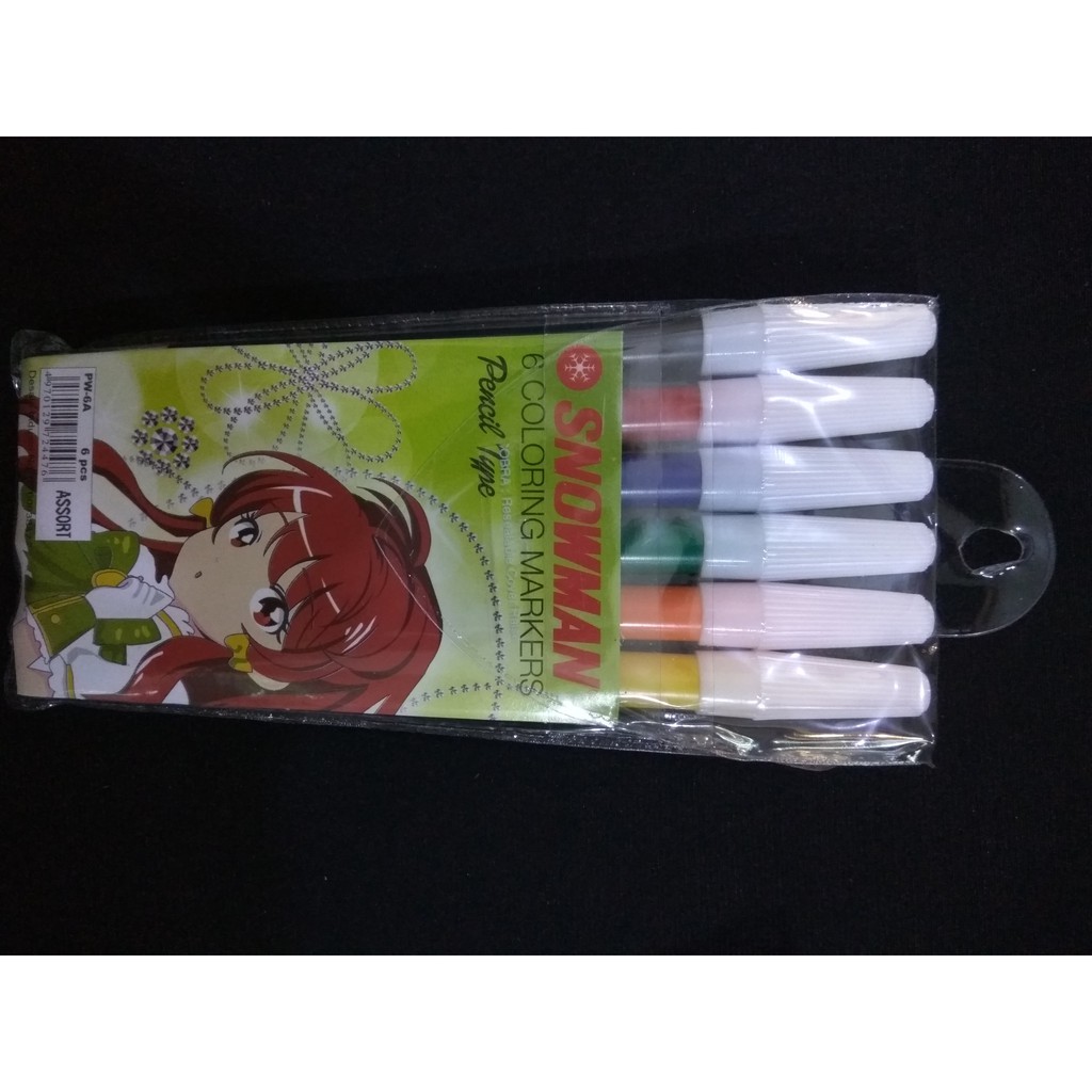 

Spidol snowman 6 warna