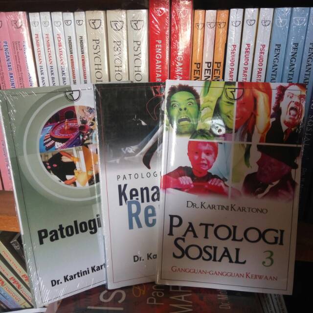 Paket 3 Buku Patologi Sosial Jilid 1, 2 dan 3 - Dr.Kartini Kartono #RAJAWALI