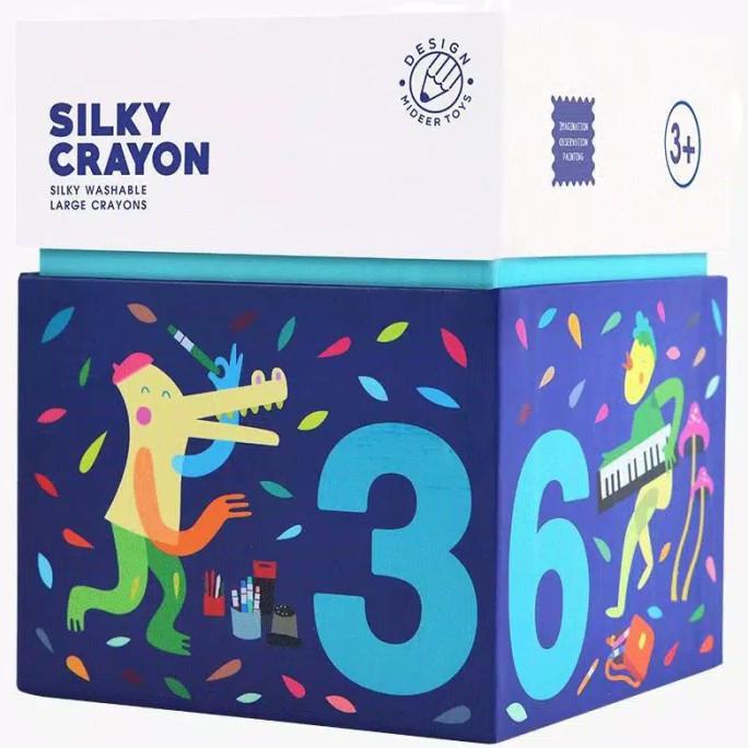 

MIDEER SILKY CRAYON 12 / 24/ 36 - 24 PCS