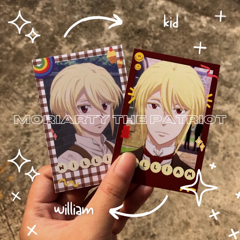 Polaroid Deco Anime Moriarty The Patriot