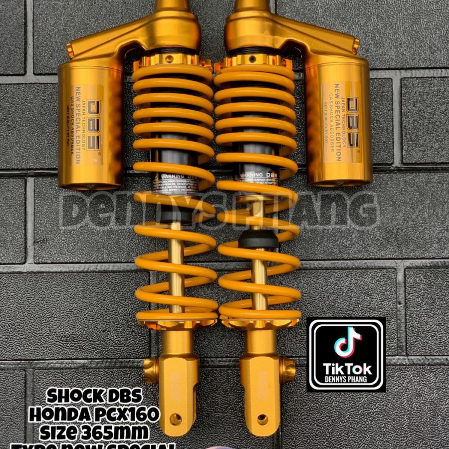 Shockbreker Shock Breker Shokbreaker Shok breaker Tabung DBS 711 Special Gold Edition 365mm Pcx 160 Dan ADV