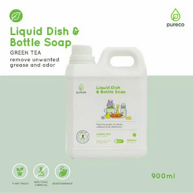 Pureco - Liquid Detergen / Dish Wash / Floor Cleaner / Fabric Softener / Vegetable &amp; Salad Wash