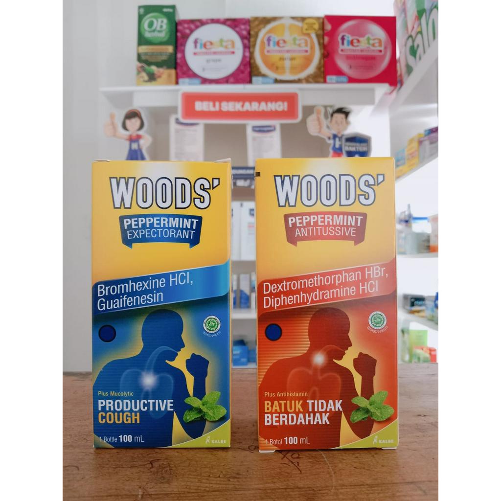 Woods Obat Batuk sirup 100 ml / 50 ml Cek varian