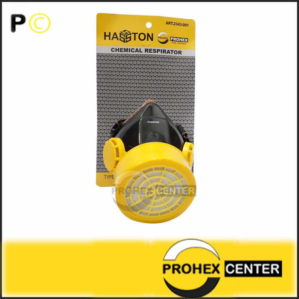 Masker Obat Single HASSTON 2343-001 Tabung Single Chemical Respirator