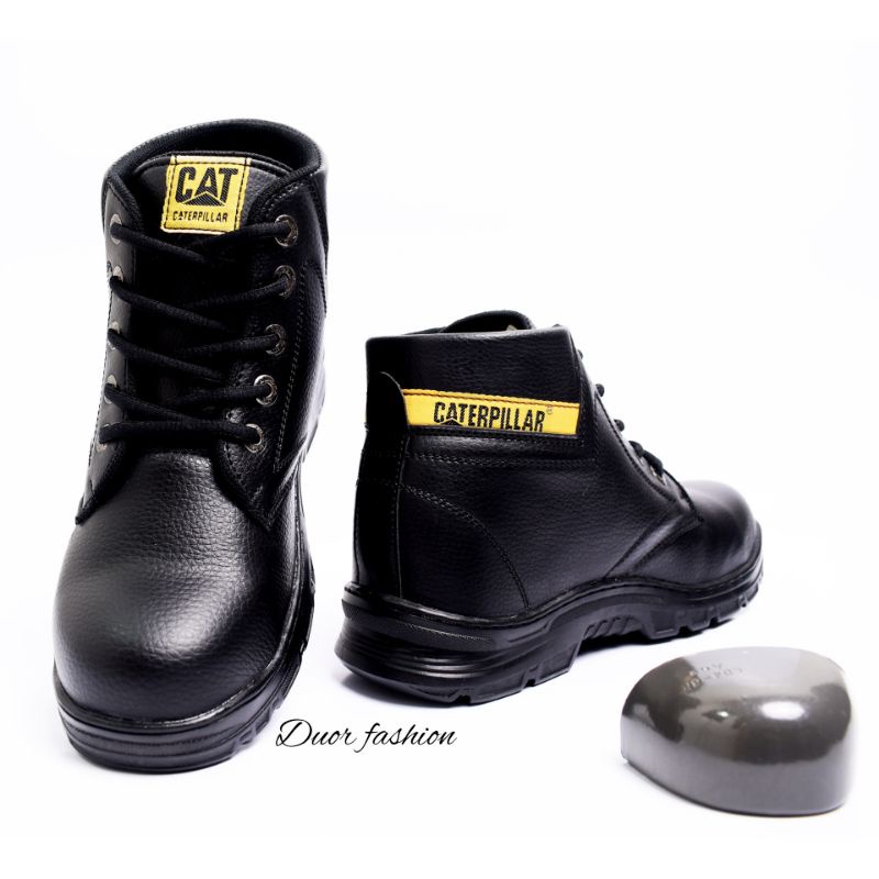 Sepatu Boot Pria Ujung Besi Kerja Lapangan Proyek Sefety Anti Slip Safety Shoes