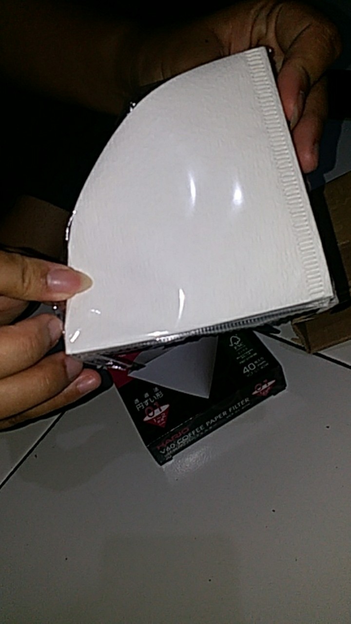 Hario V60 Paper Filter 01 - Kertas Saring Kopi Vcf-01-40w
