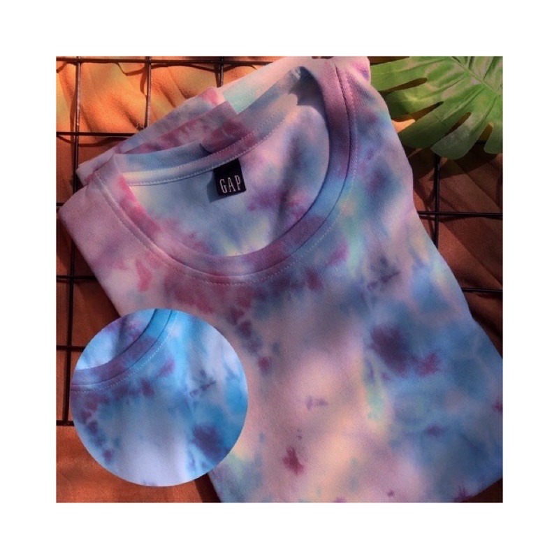 Blue purple Tie dye/ Tie shirt Dye/ Tie dye murah  /Tie Dye/tie dye keren/ Tie dye oversized