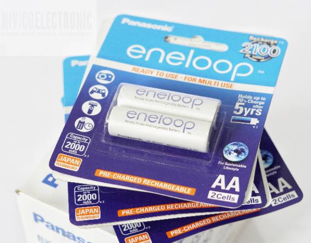 Baterai panasonic eneloop AA charge