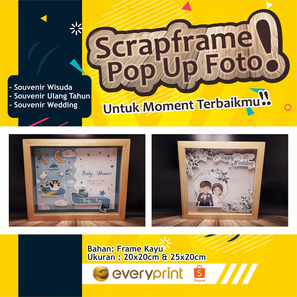 Scrapframe Pop Up 3D foto