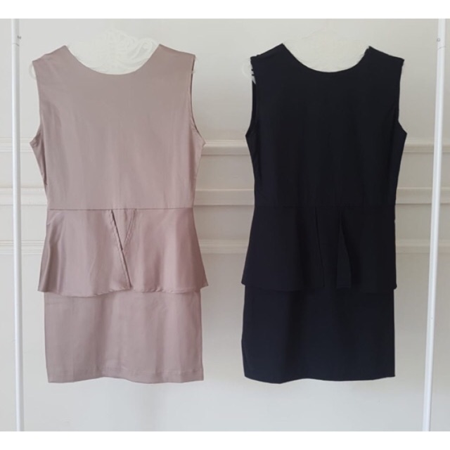 DRESS KANTOR HITAM . DRESS FORMAL . DRESS GOLD / DRESS HITAM PESTA