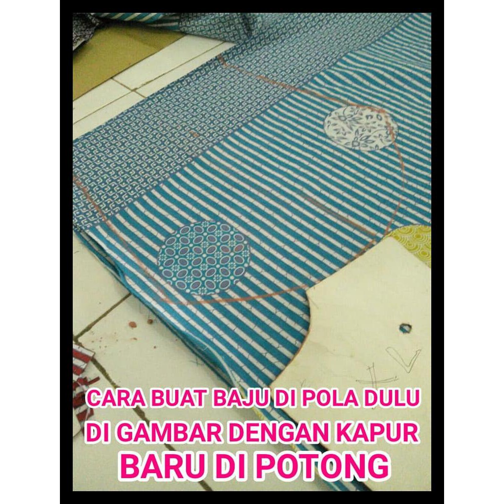 Promo Atasan Blouse Batik Salur Bola Pakaian Wanita Tml01 Free Ongkir
