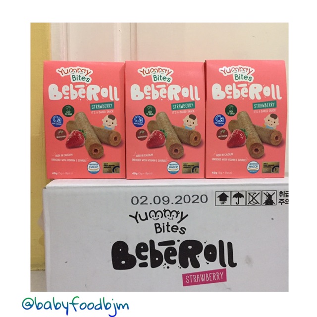 Yummy bites beberoll blueberry cheese dan strawberry favorit anak