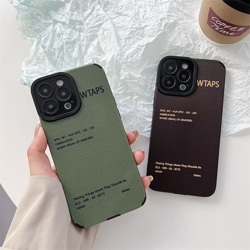 Soft case Silikon Tekstur Kulit Tulisan Untuk iphone 11 pro max 12 13 pro max X Xs max XR 7 8 plus se2020