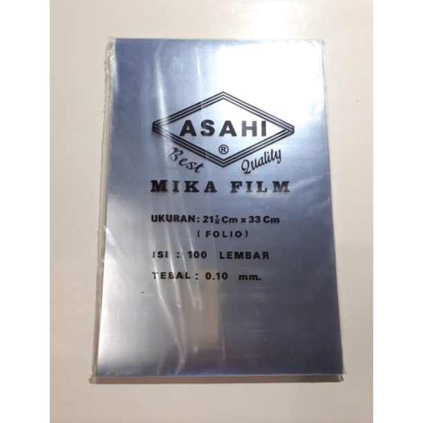 

Mika Film Jilid Transparan 0.1 mm 1 bungkus
