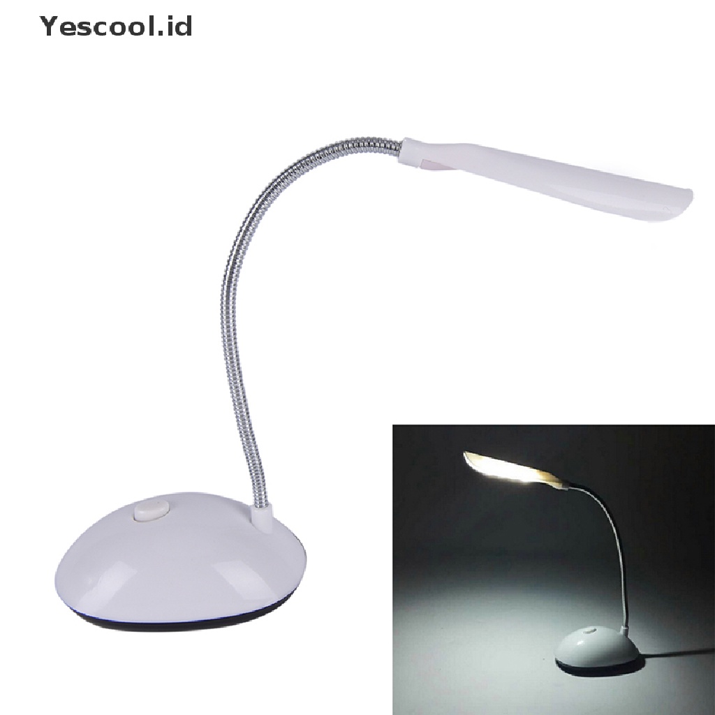 (Yescool) Lampu Baca 4-LED Portable Untuk Samping Tempat Tidur