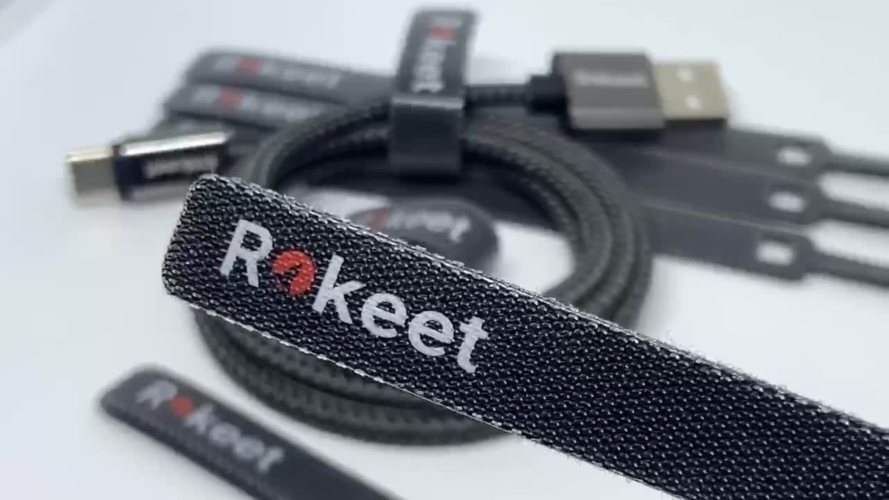 Rokeet Kabel Strap Velcro Tie Pengikat Perekat Kabel