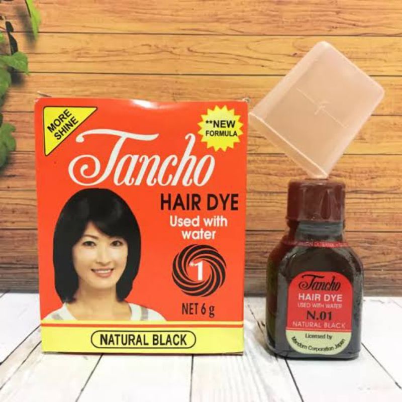 ORIGINAL TANCO SEMIR RAMBUT/TANCO PEWARNA RAMBUT NATURAL BLACK 6 G / 6 GRAM