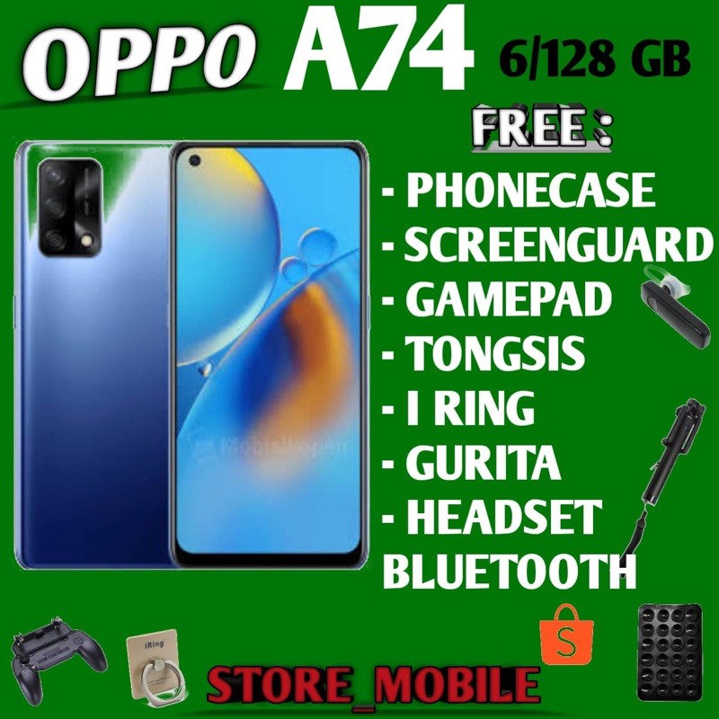 OPPO A74 5G 4G 6/128 RAM 6GB ROM 128GB GARANSI RESMI
