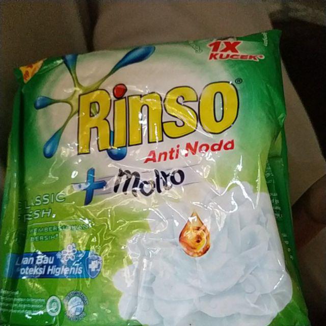 (6pc) Sabun Cuci Pakaian Rinso Bubuk Sachet / Renceng