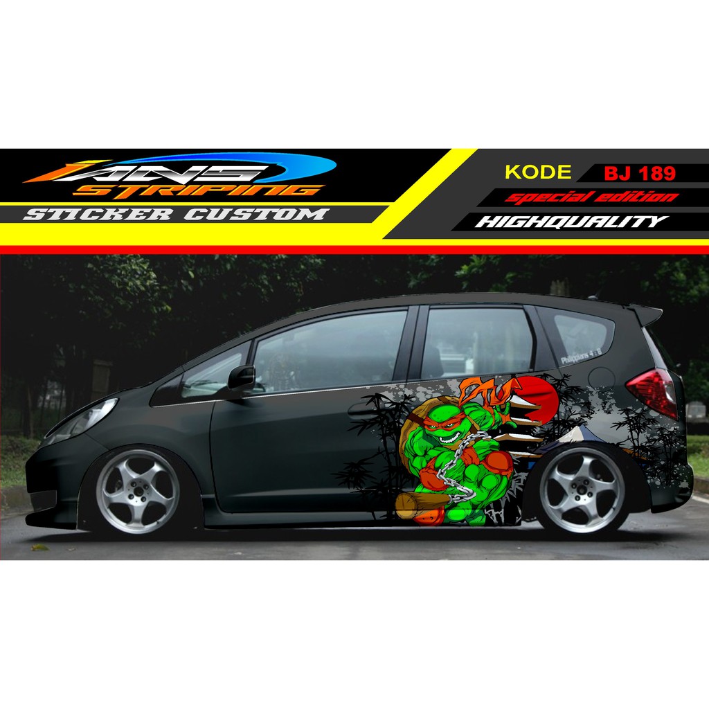 STIKER VARIASI MOBIL HONDA JAZZ