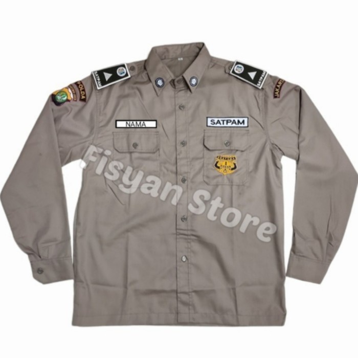 Paket Seragam PDL SUS Satpam | Paket Seragam PDL SUS Security Coklat