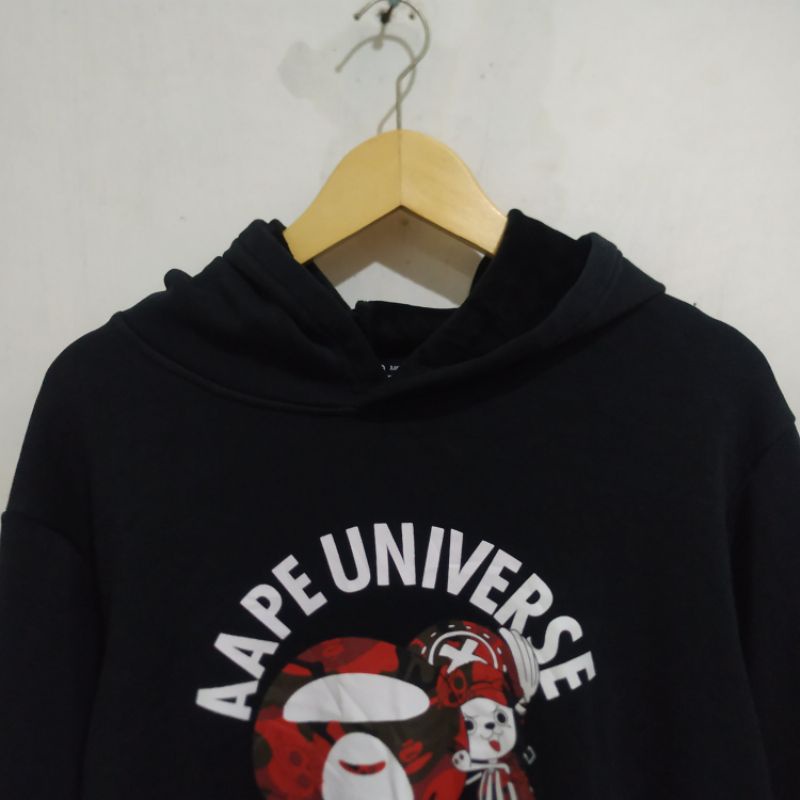 AAPE by BAPE SWEATER HOODIE X ONE PIECE UNISEX ORI HONGKONG STORE