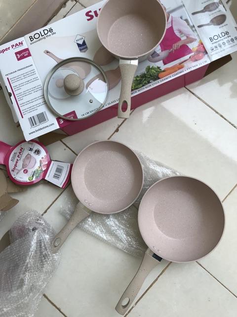 Panci Bolde Super Pan 3+1 Pcs Beige