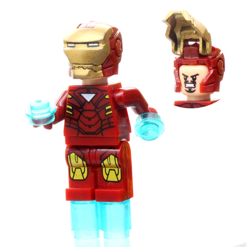 1pc Mainan Balok Bangunsusun Model Minifigures Marvel Avengers Batman Hulk Captian America Untuk Anak