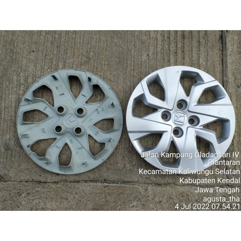 wildop/ weldop/wheeldop/tutup velg /dop ring 14 honda brio harga untuk 1 pcs
