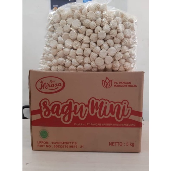 

KUE SAGU SUSU MINI MIRASA 1KG|SNACK KILOAN