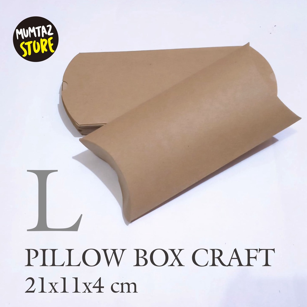

PILLOW BOX / KOTAK KADO UNTUK SOUVENIR / HIJAB _SIZE L