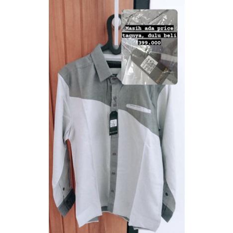 ✨PRELOVED KEMEJA LENGAN PANJANG PRIA BAVERRE BRANDED MATAHARI ORIGINAL