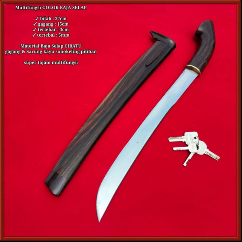 PISAU SEMBELIH SUPER TAJAM MULTIFUNGSI BAJA SELAP