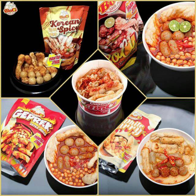 

[Free Gift] BASO ACI BOCI ORIGINAL KOREAN SPICY CUANKIE GEPREK CURRY WHITE MANTAP JIWA (1kg isi 7)