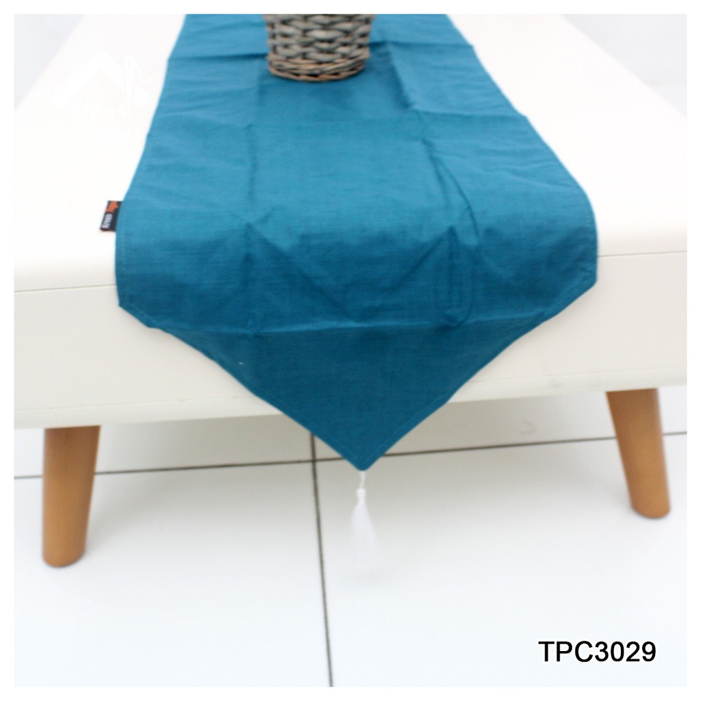 Taplak Meja Polos Table Runner POLOS Ukuran 105x30 &amp; 150x35 (TPC3029)