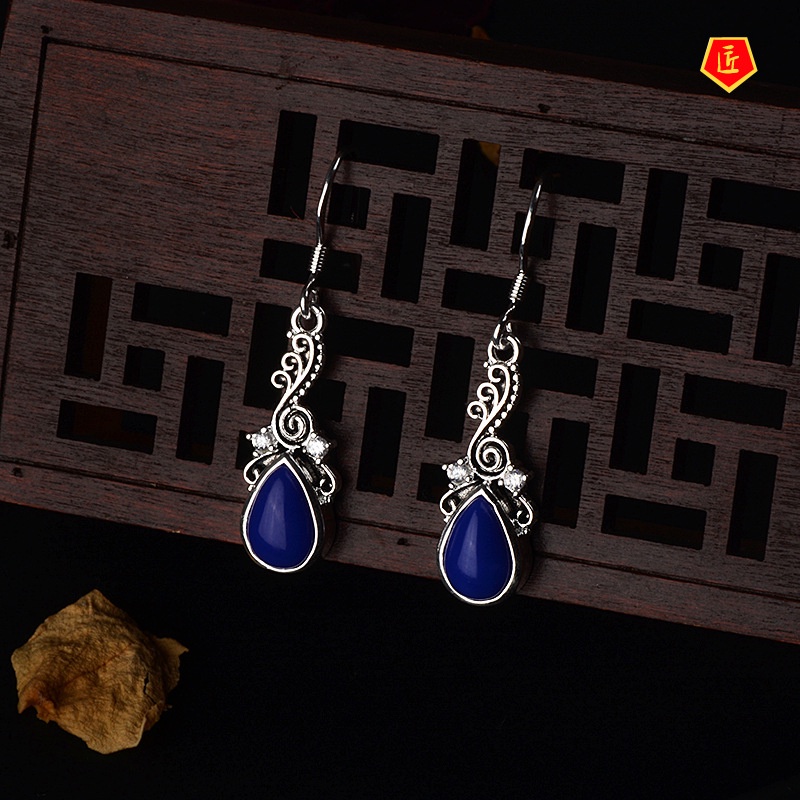 [Ready Stock]Retro Fashion S925 Silver Earrings