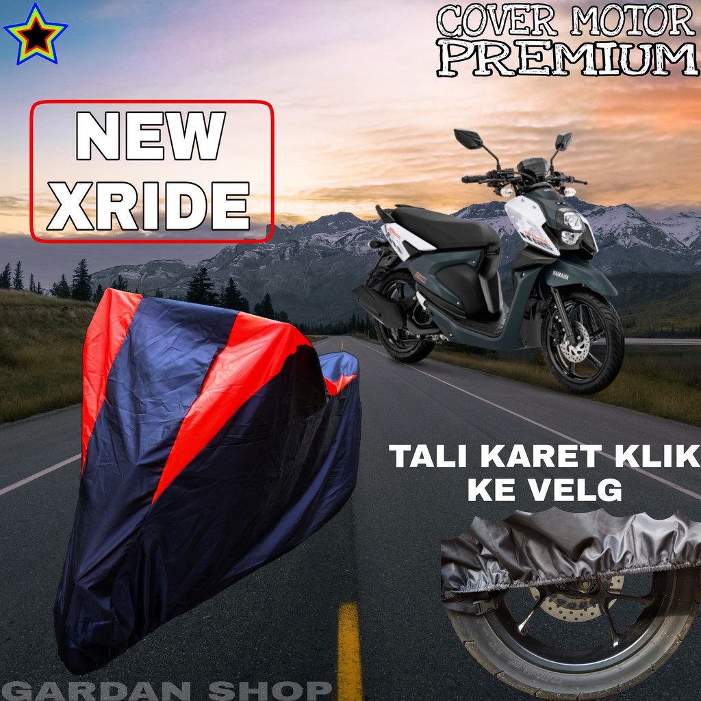 Sarung Motor NEW XRIDE Hitam HIJAU Body Cover Penutup Pelindung Xride PREMIUM