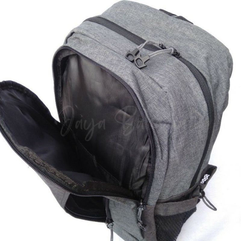 Ransel Laptop Kain Tebal Polo Christy Tas Sekolah Kuliah Kerja Pria Wanita