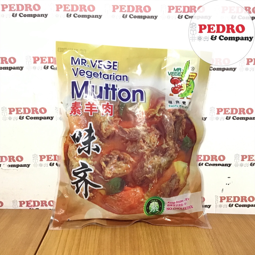 

FROZEN Mr vege vegetarian mutton 240 gram - daging kambing analog
