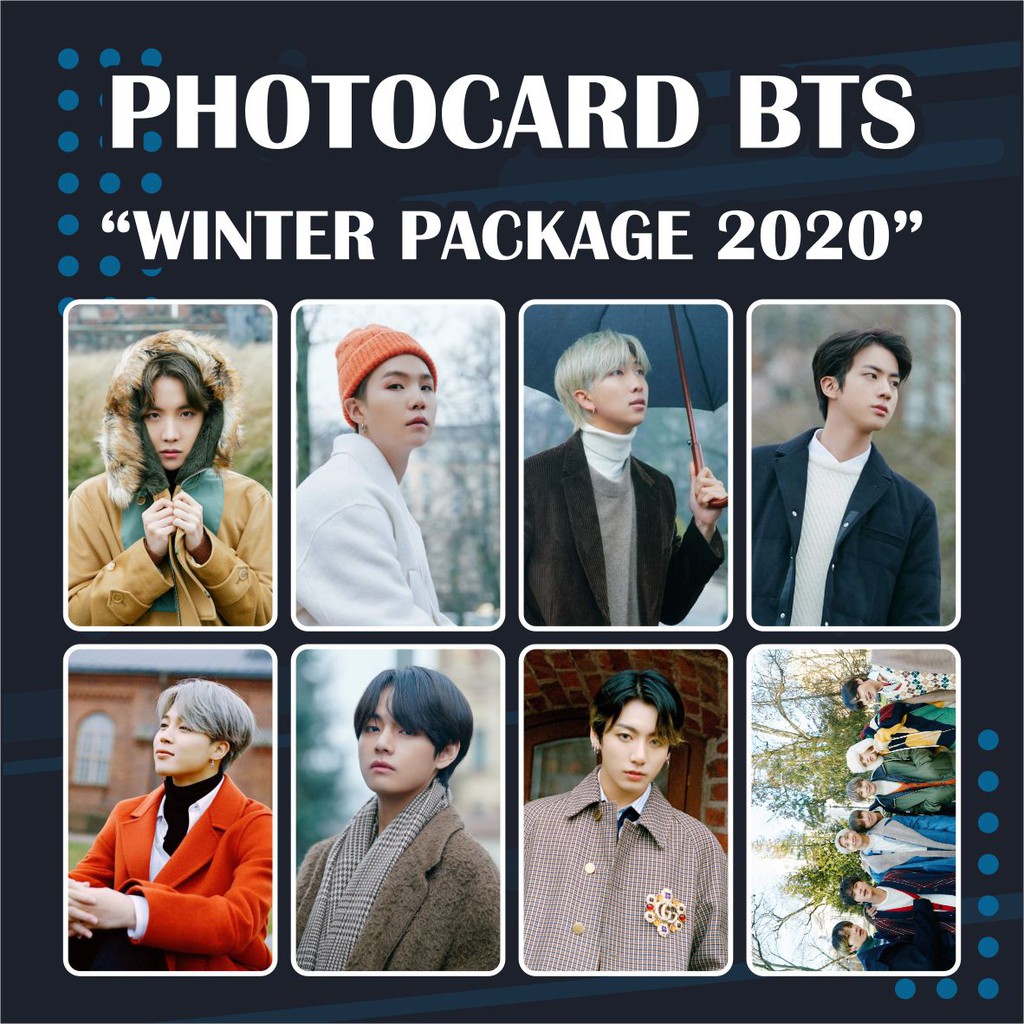 PHOTOCARD BTS WINTER PACKAGE 2020 KPOP MURAH (READY STOCK)
